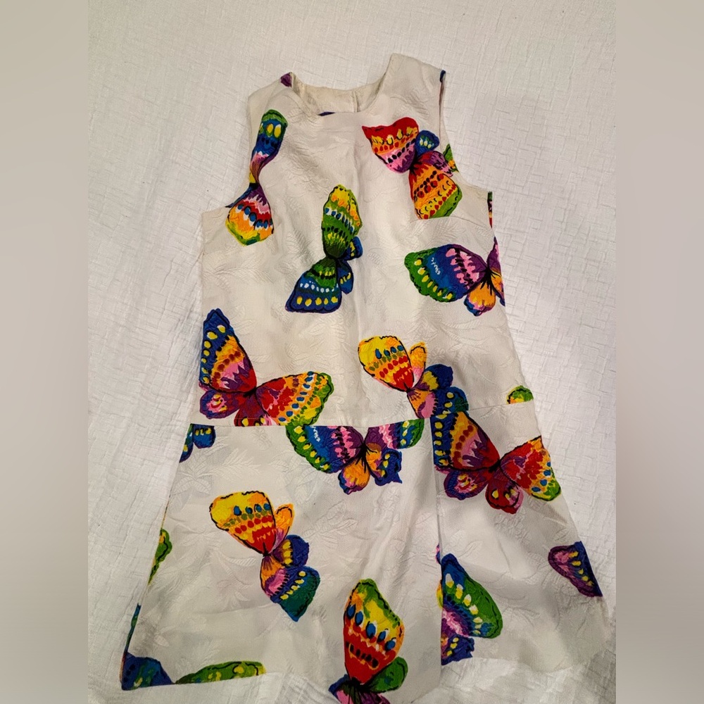 beautiful rainbow butterfly romper size L